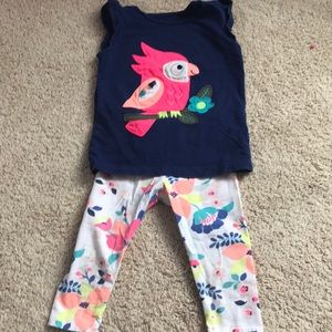Carter’s Neon Parrot Outfit